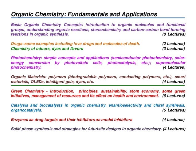 Stereochemistry. Basic Concepts and Applications